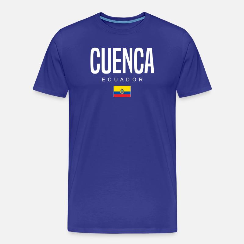 Cuenca Ecuador Ecuadorians - Men's Premium Organic T-Shirt - royal blue