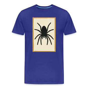 Spinne - Männer Premium Bio T-Shirt - Königsblau - Vorne - Damien (186cm)