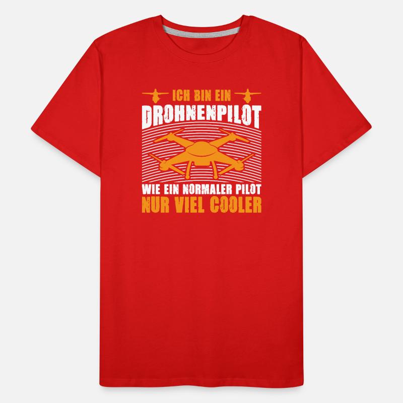 Drone Pilot Accessories Drone Pilot Drone Gift Men's Premium Organic T-Shirt
