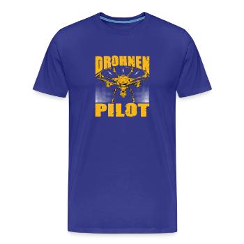 Accessoires de pilote de drone Drone Pilote de drone Cadeau - T-shirt bio Premium Homme - bleu roi - Devant - Damien (186cm)