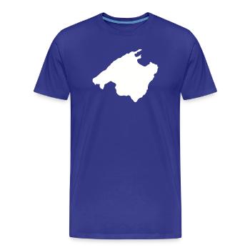 Malle Outline - Men's Premium Organic T-Shirt - royal blue - Front - Damien (186cm)