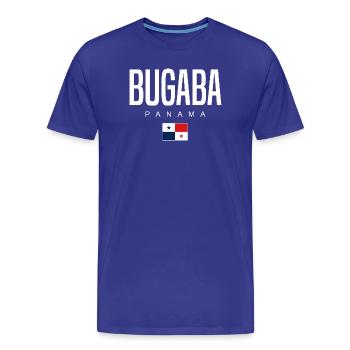 Bugaba Panama Panamaer - Männer Premium Bio T-Shirt - Königsblau - Vorne - Damien (186cm)