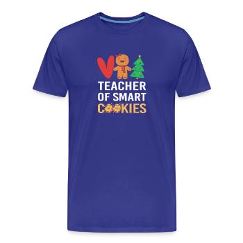 Gingerbread Christmas Gingerbread Man Gingerbread - Men's Premium Organic T-Shirt - royal blue - Front - Damien (186cm)