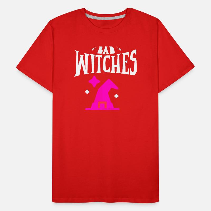 Magic Witch Hat & Magic Hat Design Men's Premium Organic T-Shirt