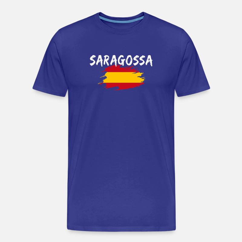 Saragossa Spanien - Männer Premium Bio T-Shirt - Königsblau