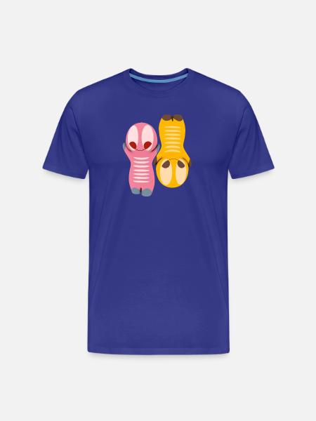 Cute kawaii figure - Men's Premium Organic T-Shirt - royal blue