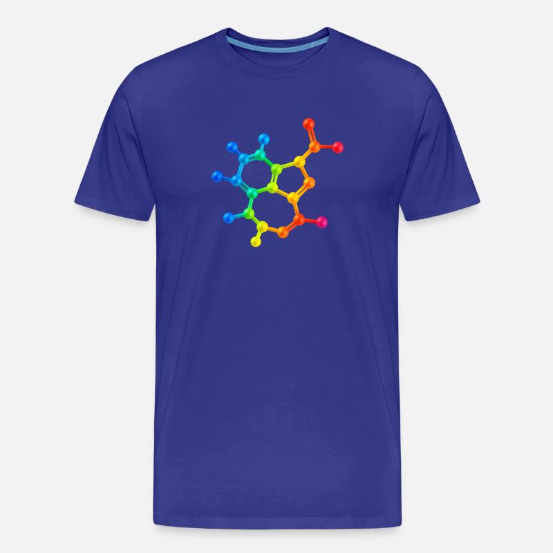 Trippy acid has visual effect - Männer Premium Bio T-Shirt - Königsblau