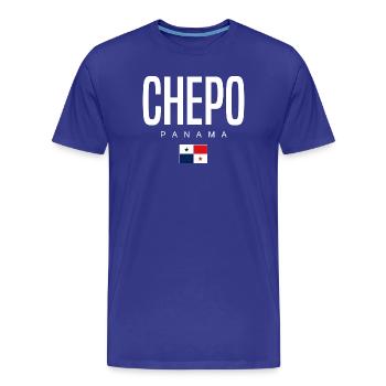 Chepo Panama Panamaer - Männer Premium Bio T-Shirt - Königsblau - Vorne - Damien (186cm)