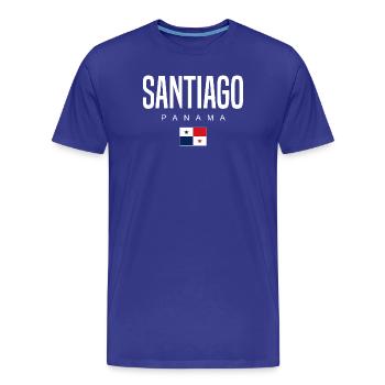 Santiago Panama Panaméen - T-shirt bio Premium Homme - bleu roi - Devant - Damien (186cm)