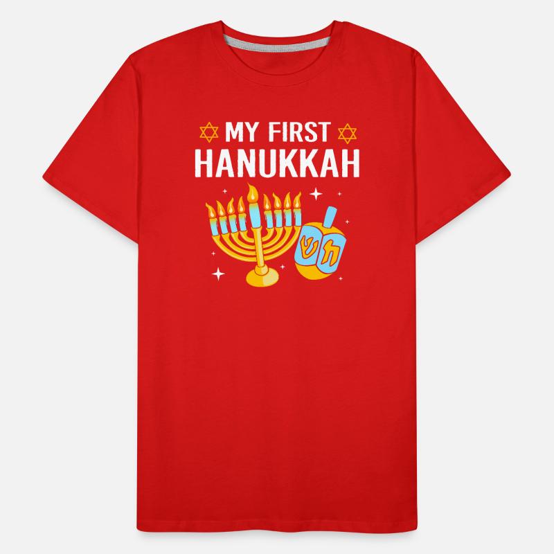 Hanoukka Hanoukka Hanoukka T-shirt bio Premium Homme