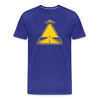 UAP Sign - Männer Premium Bio T-Shirt - Königsblau - Vorne - Damien (186cm)