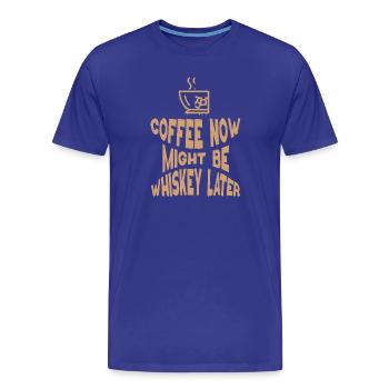 Whiskey Saying Whiskey Drinker Whiskey Lovers - T-shirt bio Premium Homme - bleu roi - Devant - Damien (186cm)