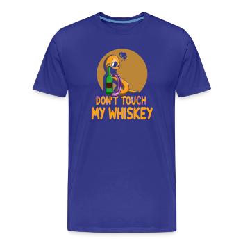 Whiskey Saying Whiskey Drinker Whiskey Lovers - T-shirt bio Premium Homme - bleu roi - Devant - Damien (186cm)