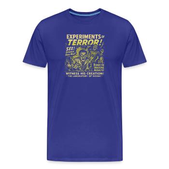 Experimente des Terrorlabors Filmplakat Halloween - Männer Premium Bio T-Shirt - Königsblau - Vorne - Damien (186cm)