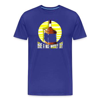 Whiskey Saying Whiskey Drinker Whiskey Lovers - T-shirt bio Premium Homme - bleu roi - Devant - Damien (186cm)
