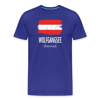 Lac Wolfgang - T-shirt bio Premium Homme - bleu roi - Devant - Damien (186cm)