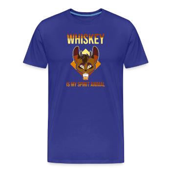 Whiskey Saying Whiskey Drinker Whiskey Lovers - T-shirt bio Premium Homme - bleu roi - Devant - Damien (186cm)
