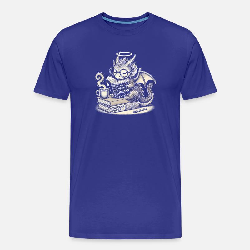 Wie man einen Menschen zähmt - Männer Premium Bio T-Shirt - Königsblau