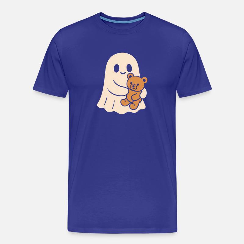 Kuscheliger Geist mit Teddy - Männer Premium Bio T-Shirt - Königsblau