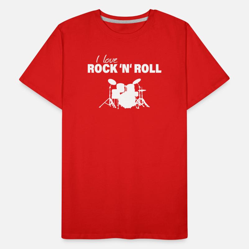ROCK AND ROLL Männer Premium Bio T-Shirt