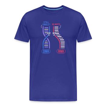 Biology Teacher Biologist Microbiology Biologist - Men's Premium Organic T-Shirt - royal blue - Front - Damien (186cm)