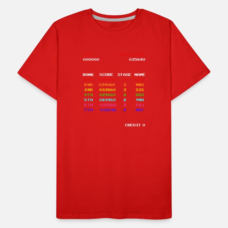 Score élevé T-shirt bio Premium Homme