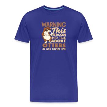 Seeotter-liebhaber-geschenk - Männer Premium Bio T-Shirt - Königsblau - Vorne - Damien (186cm)