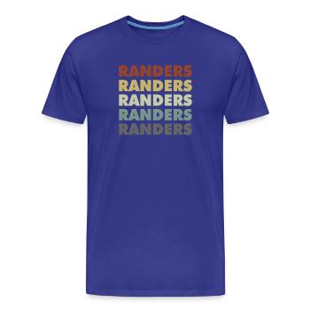 Randers - Danemark - Danemark - Scandinavie - T-shirt bio Premium Homme - bleu roi - Devant - Damien (186cm)