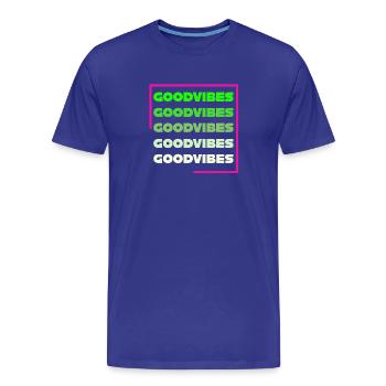 Gute Stimmung - Männer Premium Bio T-Shirt - Königsblau - Vorne - Damien (186cm)