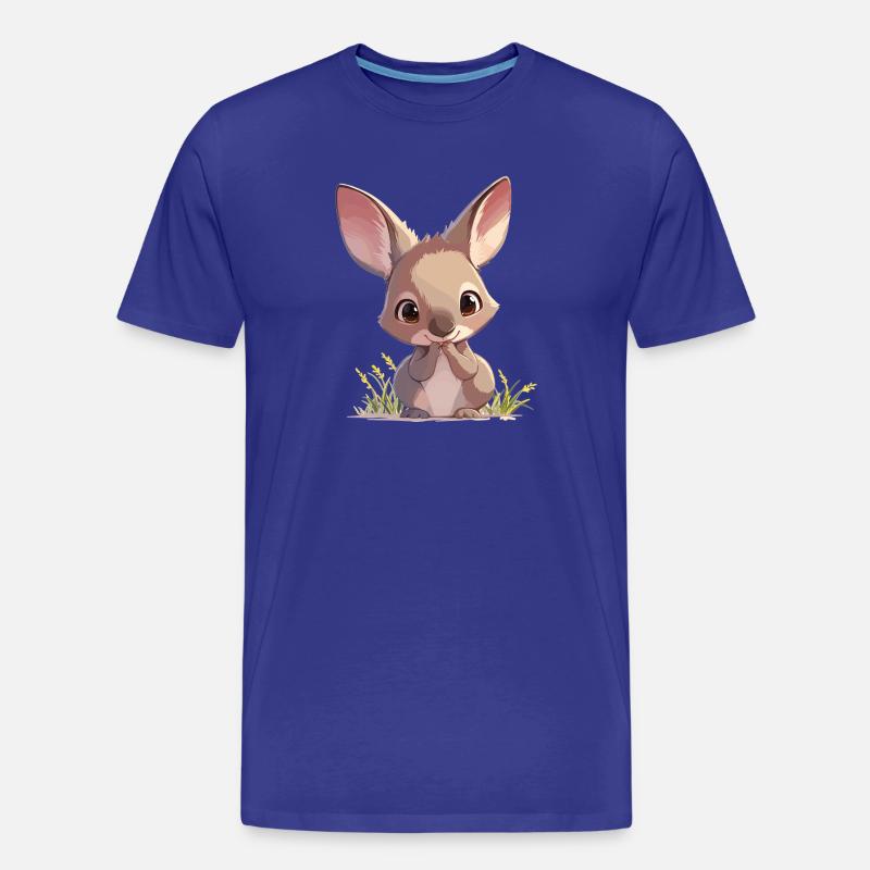 Wallabys Wallaby - Männer Premium Bio T-Shirt - Königsblau