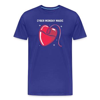 Cyber Monday shopping spree - Men's Premium Organic T-Shirt - royal blue - Front - Damien (186cm)