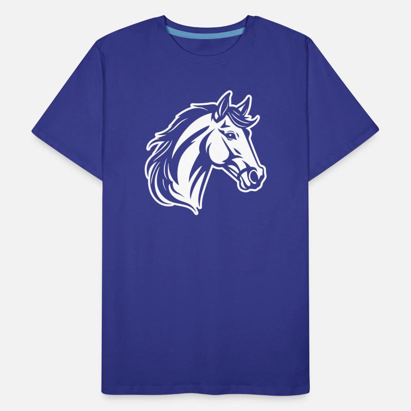 Tête de cheval T-shirt bio Premium Homme