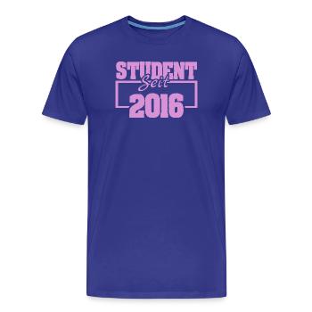 seit 2016 - Männer Premium Bio T-Shirt - Königsblau - Vorne - Damien (186cm)