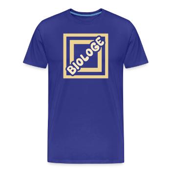 Biologiste comme métier - T-shirt bio Premium Homme - bleu roi - Devant - Damien (186cm)