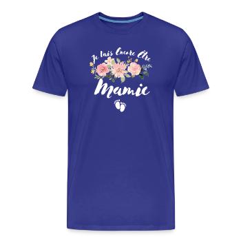 Je Vais Encore Être Mamie 2026-De Nouveau Grand  - T-shirt bio Premium Homme - bleu roi - Devant - Damien (186cm)