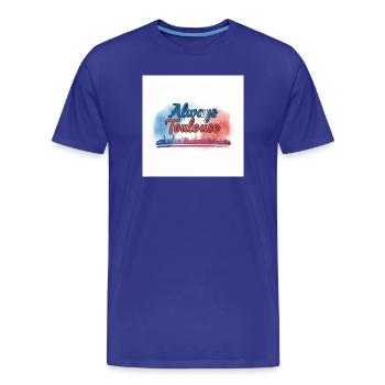 Always Toulouse - Männer Premium Bio T-Shirt - Königsblau - Vorne - Damien (186cm)