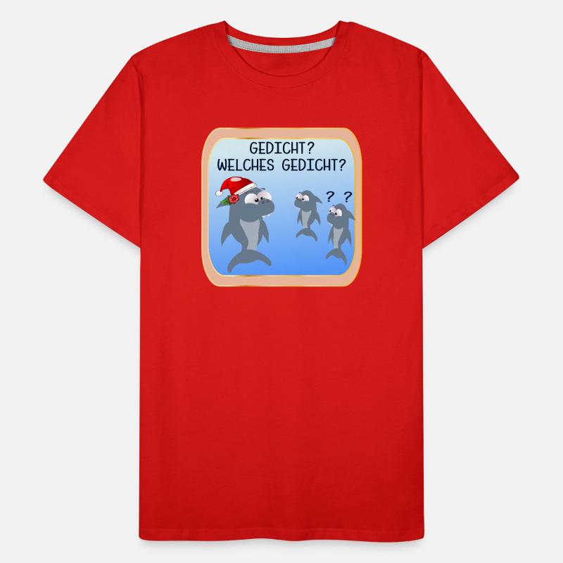 TRADITION DE NOËL POÈMES DE NOËL T-shirt bio Premium Homme