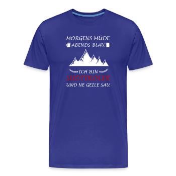 South Tyrolean South Tyrolean South Tyrolean Local - Men's Premium Organic T-Shirt - royal blue - Front - Damien (186cm)