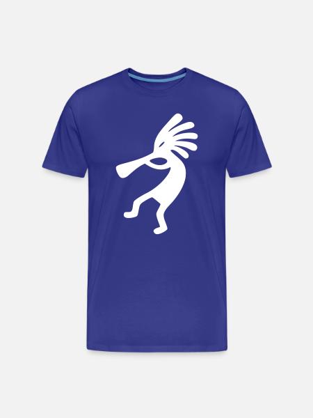 Kokopelli – Fruchtbarkeit & Regen Tribal-Gott - Männer Premium Bio T-Shirt - Königsblau