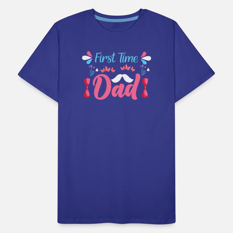 Werdender Papa Werdender Vater Männer Premium Bio T-Shirt