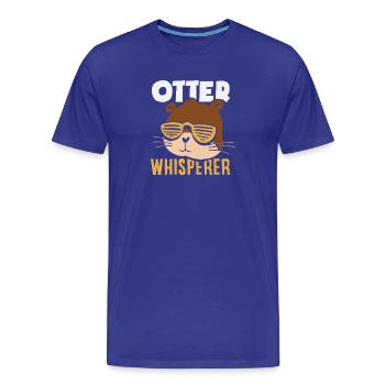 Seeotter-flüsterer - Männer Premium Bio T-Shirt - Königsblau - Vorne - Damien (186cm)