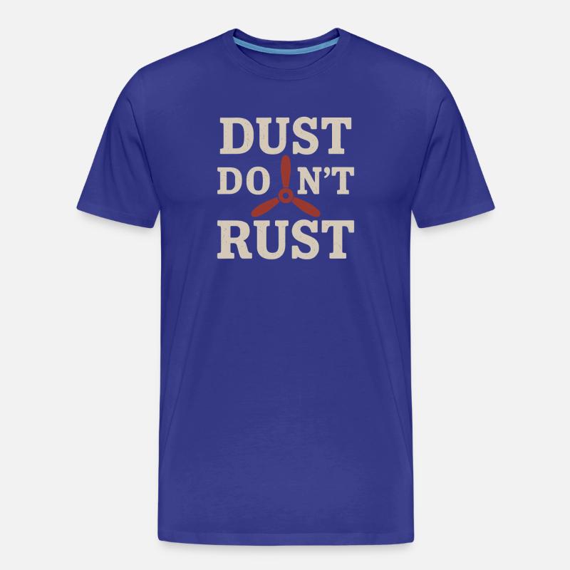 Ländliche Luftfahrt Landwirtschaft Pilotgeschenk - Männer Premium Bio T-Shirt - Königsblau