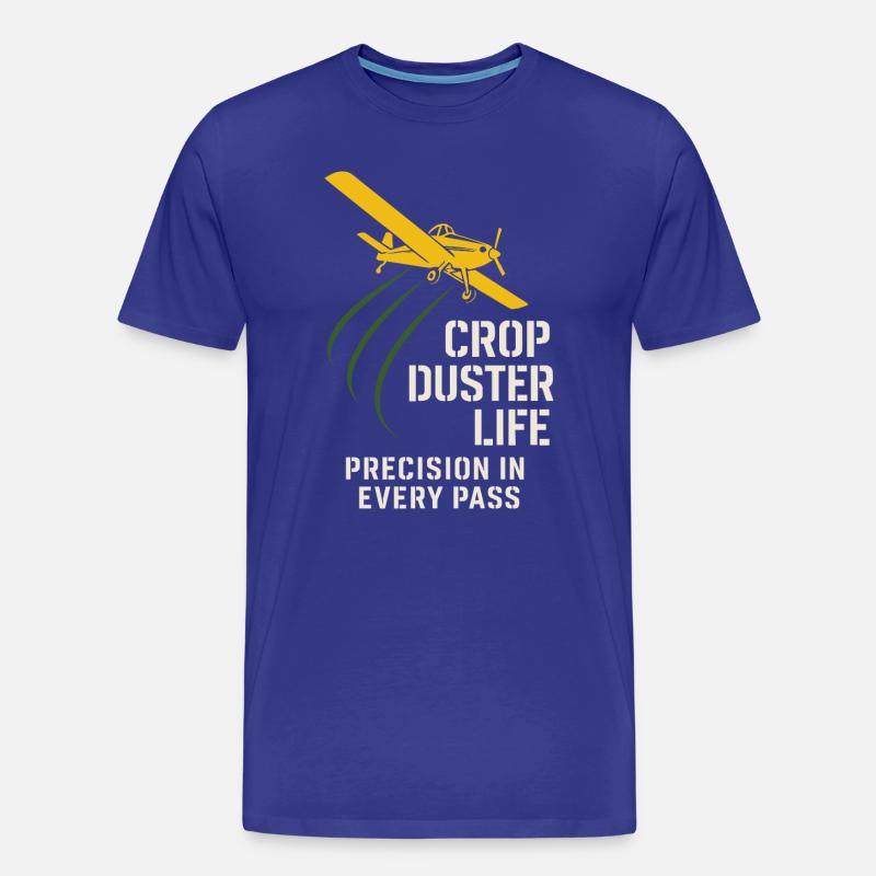 Ländliche Luftfahrt Landwirtschaft Pilotgeschenk - Männer Premium Bio T-Shirt - Königsblau