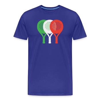 padel-italia2 - Men's Premium Organic T-Shirt - royal blue - Front - Damien (186cm)