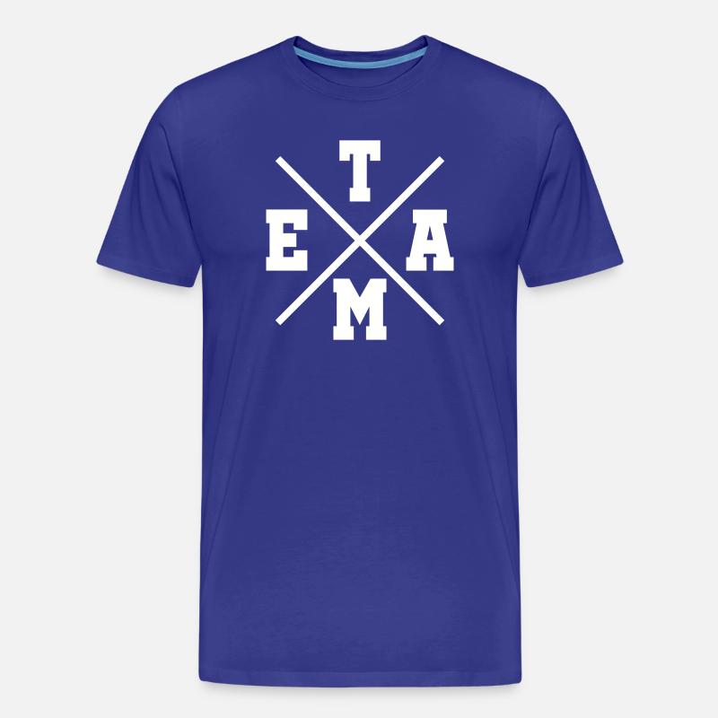 Team - Männer Premium Bio T-Shirt - Königsblau
