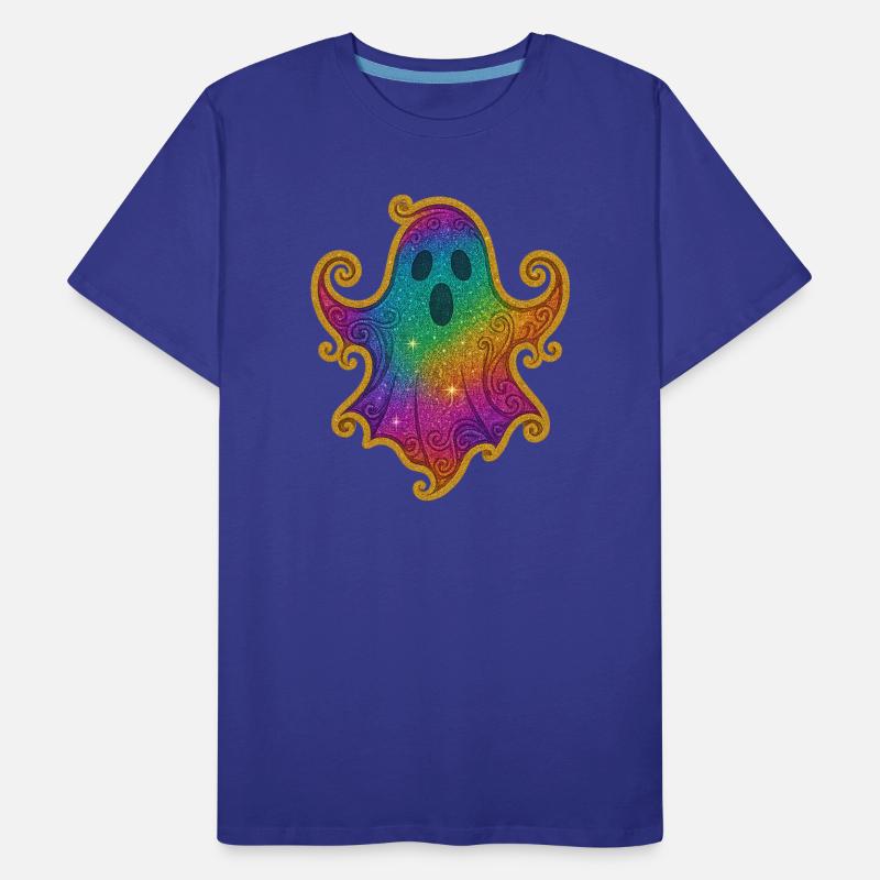 Regenbogen Geist Glitter Männer Premium Bio T-Shirt