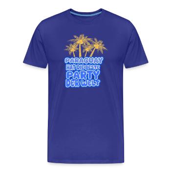 Paraguay als Urlaub - Männer Premium Bio T-Shirt - Königsblau - Vorne - Damien (186cm)