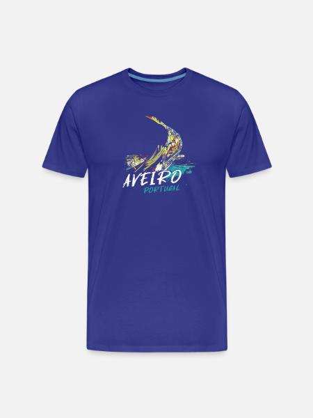 Bugboot moliceiro Aveiro Illustration - Männer Premium Bio T-Shirt - Königsblau
