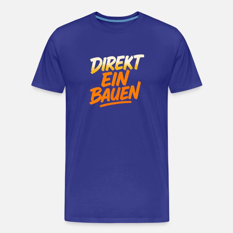 Direkt Einbauen Meme - Männer Premium Bio T-Shirt - Königsblau