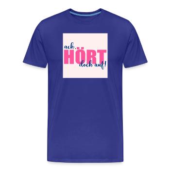 ARRÊTEZ DE DIRE - T-shirt bio Premium Homme - bleu roi - Devant - Damien (186cm)